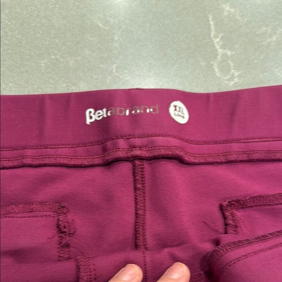 Betabrand Two Pair Skinny Pants Black and Pink XXL Long - Picture 3 of 6